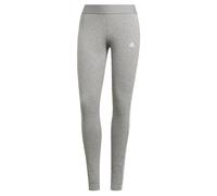 adidas Women's 3 Stripes Leggings , Medium Grey Heather / White, M