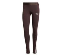 adidas Women's 3 Stripes Leggings , shadow brown, XS Short
