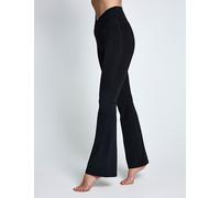 adidas Women's 3 Stripes Studio All Me Flare X-Over Leggings - Black - Size: Medium