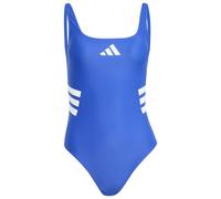 adidas - Women's 3 Stripes Uback Suit - Swimsuit size 34, blue
