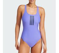 Adidas Women's 3-Stripes V Back One Piece Swimsuit Swimming Costume JG5816 BNWT