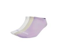 Adidas Women's 3pk Cotton Rich Trainer Socks - M - Multi, Multi