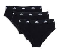 adidas Womens Active Comfort Cotton Brief 3 Pack Black L