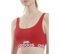 adidas Womens Active Comfort Cotton Scoop Bralette Red XL