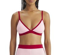 Adidas Womens Active Essentials Cotton Triangle Bralette, Clear Pink, XL