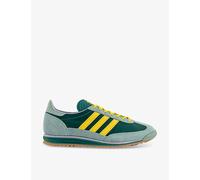 Adidas Womens Active Green Yellow Hazy Sl 72 Suede and Mesh Low-top Trainers 6.5