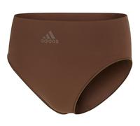 adidas Womens Active Seamless Micro Stretch High Leg Brief in Toasted Mocha - Size 18 UK