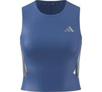 adidas Women's ADI365 Running Climacool Iconic Crop Tank, ray Blue, S