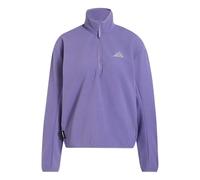 adidas Women's Adi365 Running Essentials Winterized Fleece Half-Zip Sweatshirt, magic lilac, M