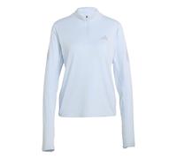 adidas Women's ADI365 Running Iconic Half Zip, Crystal Sky, M