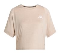 adidas adi365 Soft Touch Short Sleeve T-Shirt Beige Women - M