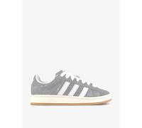 Adidas Womens Adidas Campus 00S Brand-Stripe Low-Top Suede Trainers Grey White 10