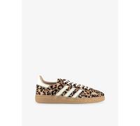 Adidas Womens Adidas Handball Spezial Leather Trainers Leopard Magic Beige Ivor Eur 37 / 4 UK Women
