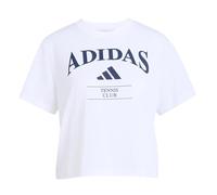 adidas Tennis Graphic short sleeve T-shirt white blue women - M