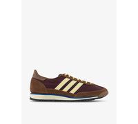 Adidas Womens Adidas Sl 72 Suede and Mesh Low-Top Trainers Maroon Almost Yellow Pre 7.5