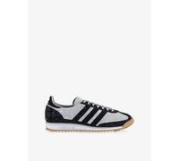 Adidas Womens Adidas Sl72 Crystal-Embellished Leather Trainers Crystal Grey Black Whit 4.5
