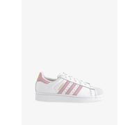 Adidas Womens Adidas Superstar II Leather Trainers White Clear Pink White 7