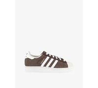 Adidas Womens Adidas Superstar II Suede Trainers Shadow Brown Off White G 9
