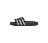 adidas Women's Adilette Aqua Slides Core Black/Silver Met./Silver Met. 8 UK 42 EU