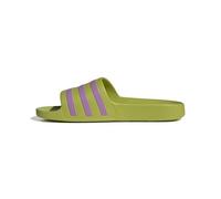 adidas Women's Adilette Aqua Slides Flip-Flop, preloved Lime/preloved Purple/preloved Lime, 7 UK