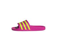 adidas Women's Adilette Aqua Slides Flip-Flop, Shock Pink/Solar Slime/Shock Pink, 9 UK