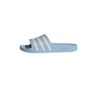 adidas Women's Adilette Aqua Slides, Glow Blue/Zero Metalic/Zero Metalic, 8 UK