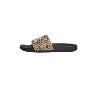 adidas Women's Adilette Comfort Slides, Core Black/Off White/Magic Beige, 9 UK
