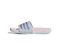 adidas Women's Adilette Comfort Slides, Halo Blue/Blue Spark Met. / Clear Pink, 9 UK