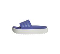 adidas Women's Adilette Platform Slides, Cobalt Blue/Blue Spark/Core White, 8 UK