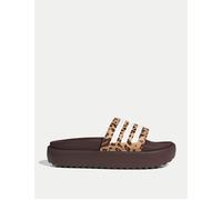 Adidas Adilette Platform Slides Brown EU 39 Women
