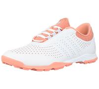 adidas Women's Adipure Sport Golf Shoe, White/Aero Blue/Chalk Coral, 6.5 UK