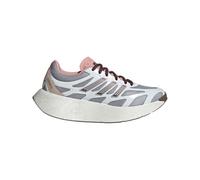 Adidas Womens Adizero Aruku Lace Up Sneakers Shoes Casual - Pink, White, Multi, 9 Wide