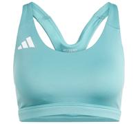 adidas - Women's Adizero Essentials Run Medium Support Bra - Sports bra size M - Cup: A-B, turquoise