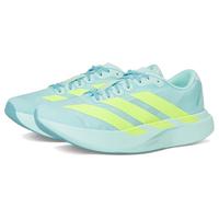 adidas Women's Adizero Evo Sl Running Shoes Sneaker, Semi Flash Aqua/Lucid Lemon/Mint Ton, 6.5 UK