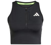 adidas - Women's Adizero Running Gel Pocket Crop Top - Sports bra size XL, black