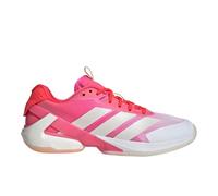 adidas Women's Adizero Ubersonic 5 Tennis Shoes Sneaker, Lucid Pink/Champagne Metallic/Lucid Red, 5.5 UK