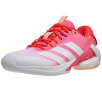 adidas Women's Adizero Ubersonic 5 Tennis Shoes Sneaker, Lucid Pink/Champagne Metallic/Lucid Red, 9.5 UK
