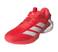 adidas Women's Adizero Ubersonic 5 Tennis Shoes Sneaker, Lucid Red/Zero Metallic/Lucid Pink, 4.5 UK