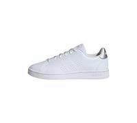 Adidas Advantage Base Womens | Court Shoes | White / Silver Metallic | UK Size 5.5