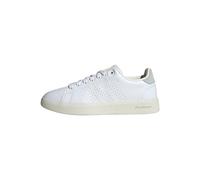 adidas Women's Advantage Premium Leather Shoes, Cloud White/Cloud White/Silver, 9 UK