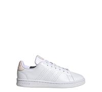 adidas Women's Advantage Tennis Shoes, Cloud White/Cloud White/Wonder Quart, 8 UK