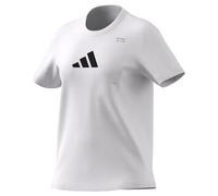adidas Women's AEROREADY All-Gym Category Graphic Tee, Chalk White, L