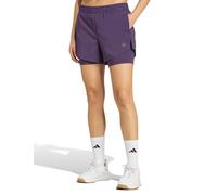 adidas Women's AEROREADY Made For Training Minimal Two-In-One Shorts - Aurora Plum/Black - Purple - Size: Medium