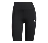 Adidas Womens AEROREADY Tiger-Print Short Tight Size: Large, Colour: Black