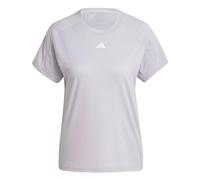 adidas Women's AEROREADY Train Essentials Minimal Branding Crewneck Tee, Glory Grey, M