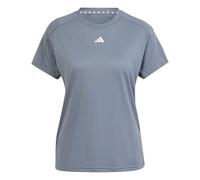 adidas Women's AEROREADY Train Essentials Minimal Branding Crewneck Tee, Onix/White, XS