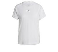 adidas Women's AEROREADY Train Essentials Minimal Branding Crewneck Tee, White, XXL