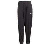 adidas Women's AEROREADY Train Essentials Minimal Branding Woven Pants, Black/White, XS