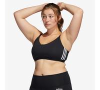 adidas Womens All Me 3 Stripe Bra Plus Size