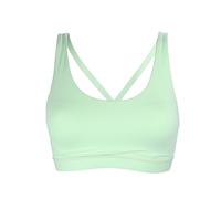 adidas Womens All Me Medium-Support Bra in Green - Size M (A-B)